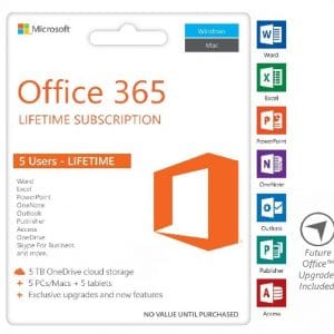 Office 365 |5-Device 5-User Mac/Android/Window |1 TB Storage ( Authentic Mexican Version )