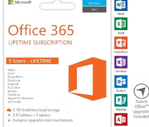 Office 365 | 5-Device  Mac/Android/Window | 1 TB Storage ( Authentic Mexican Version ) - for 1 year only