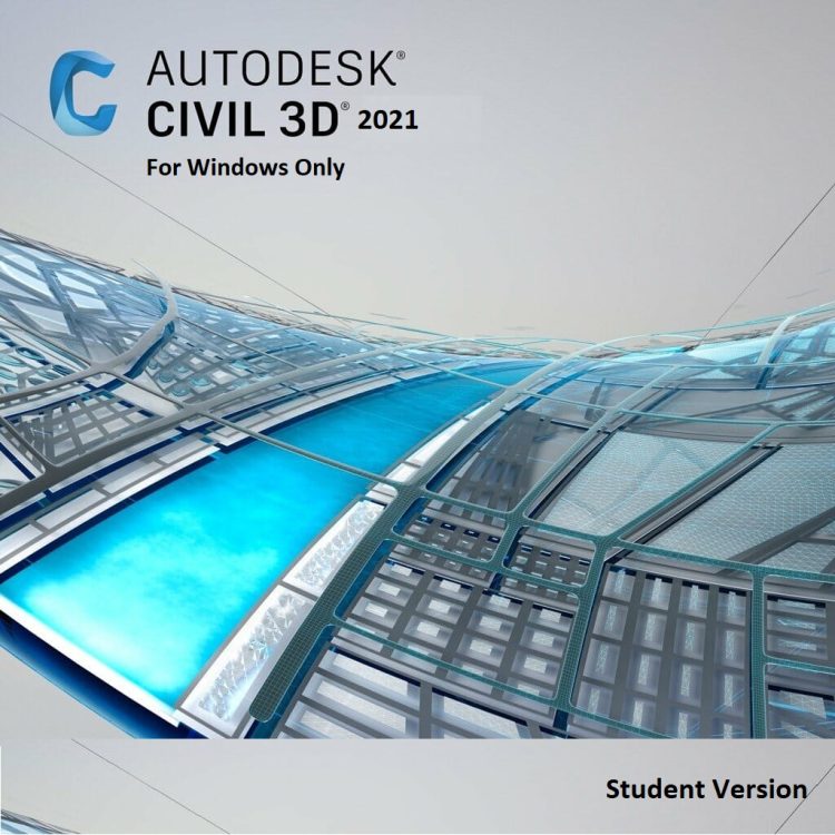 Autodesk AutoCAD Civil 3D 2021 for Windows | Download | Windows | Multilanguage | 1 Year - Student Version