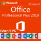 Microsoft Office 2019  PP | Multilanguage | Lifetime | 1PC1USER | Retail Key
