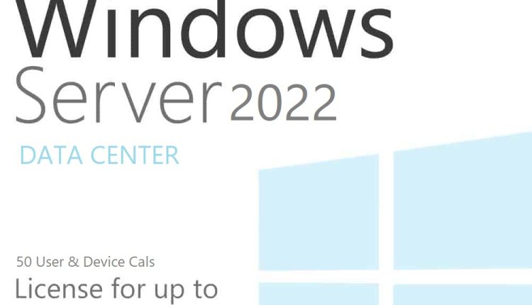 Windows Server 2022 Datacenter Edition (Upto-16Core) with 50 User and Device Cals | Download link and Activation Code | Lifetime License