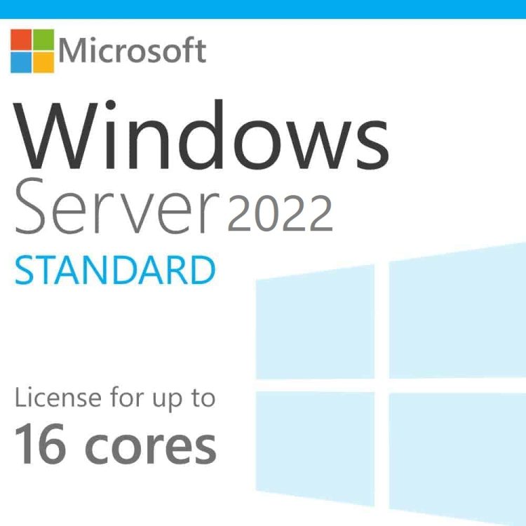 Windows Server 2022 Standard Edition (Upto-16Core) | Download link and Activation Code | Lifetime License